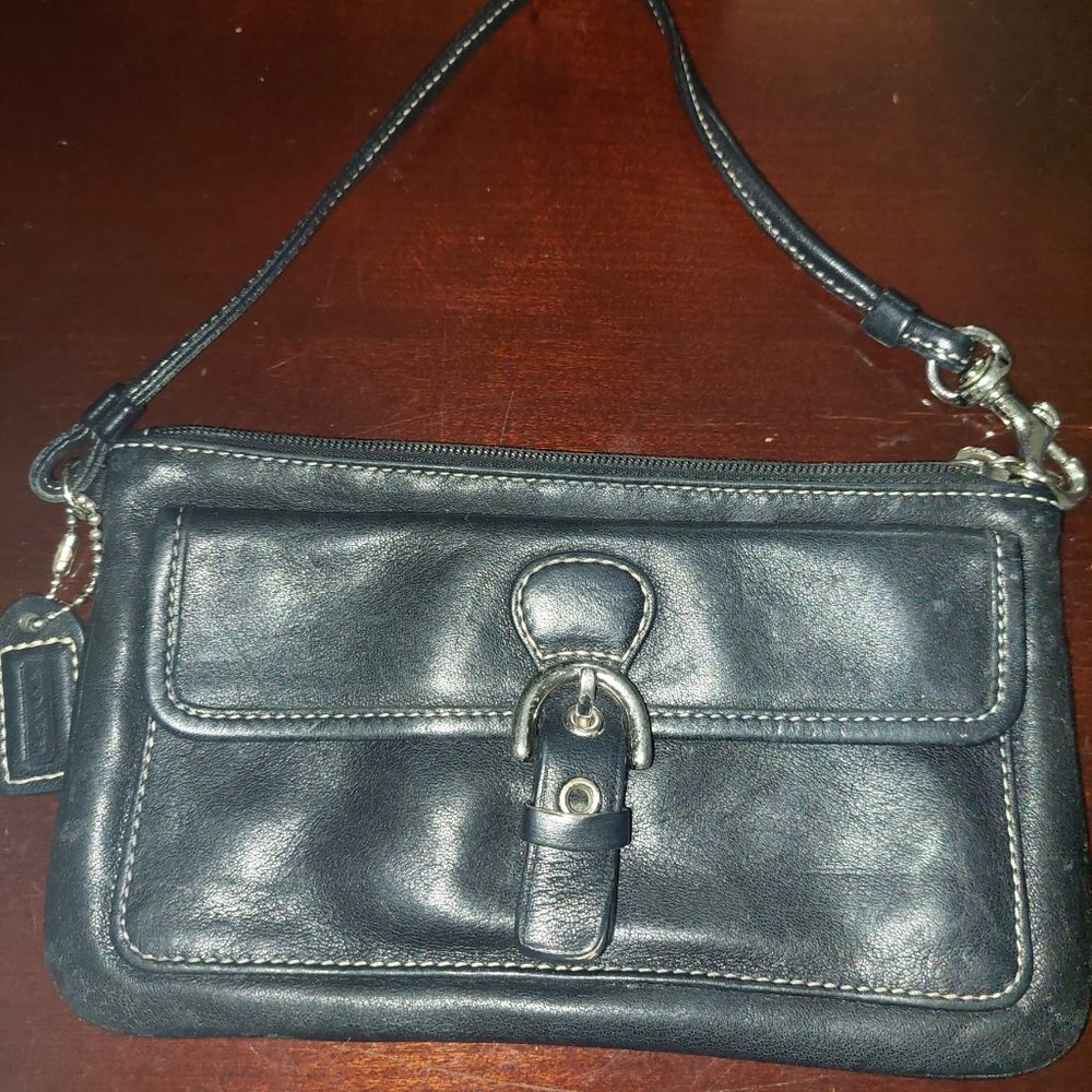 Coach Leather Wristlet
